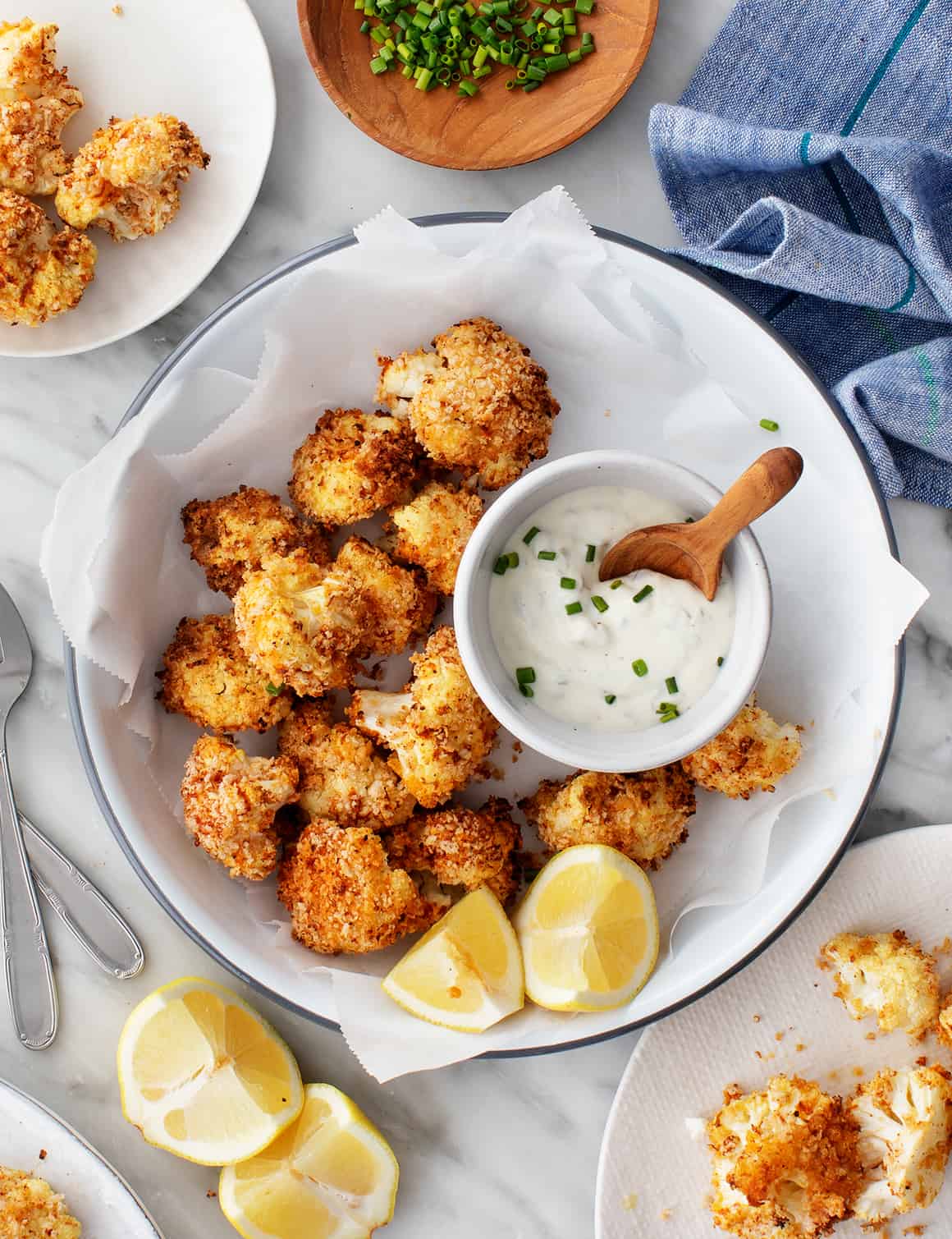 Air fryer cauliflower