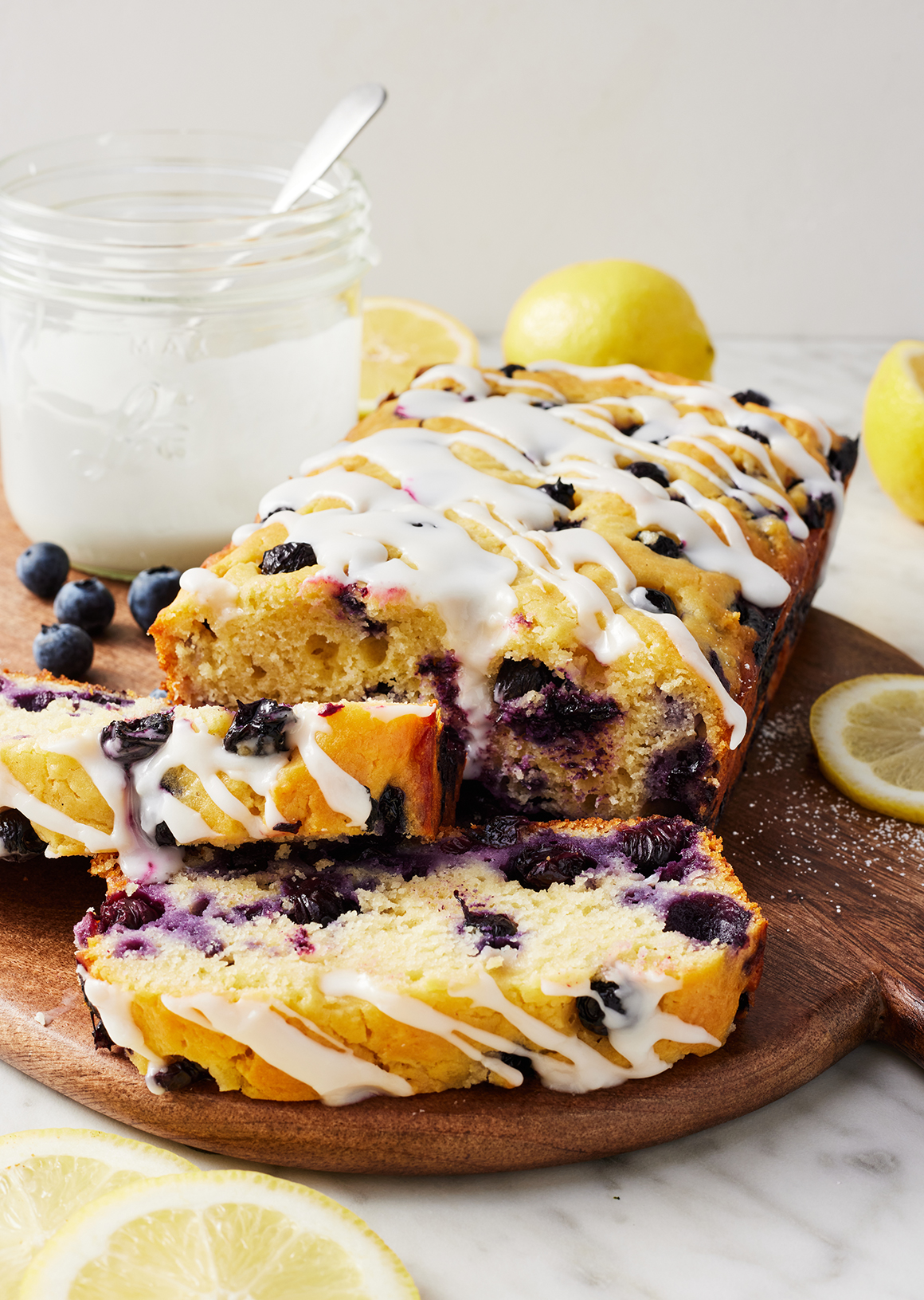 Lemon blueberry bread