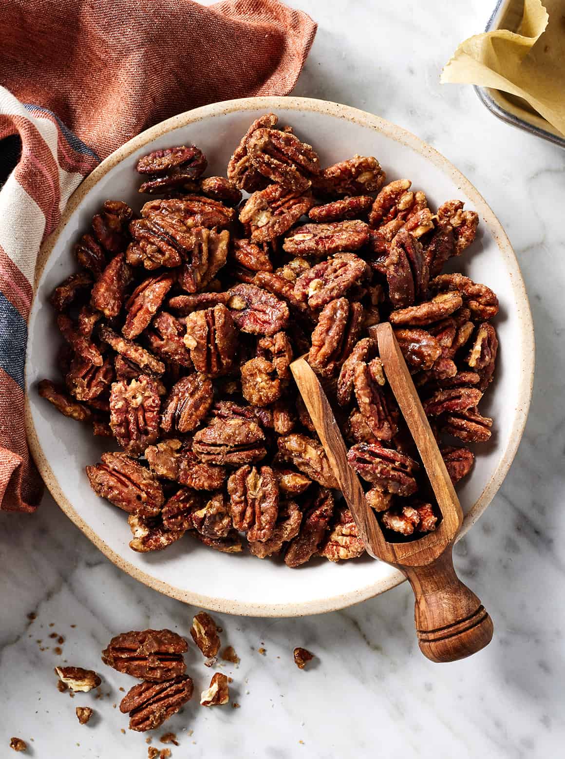 Candied pecans