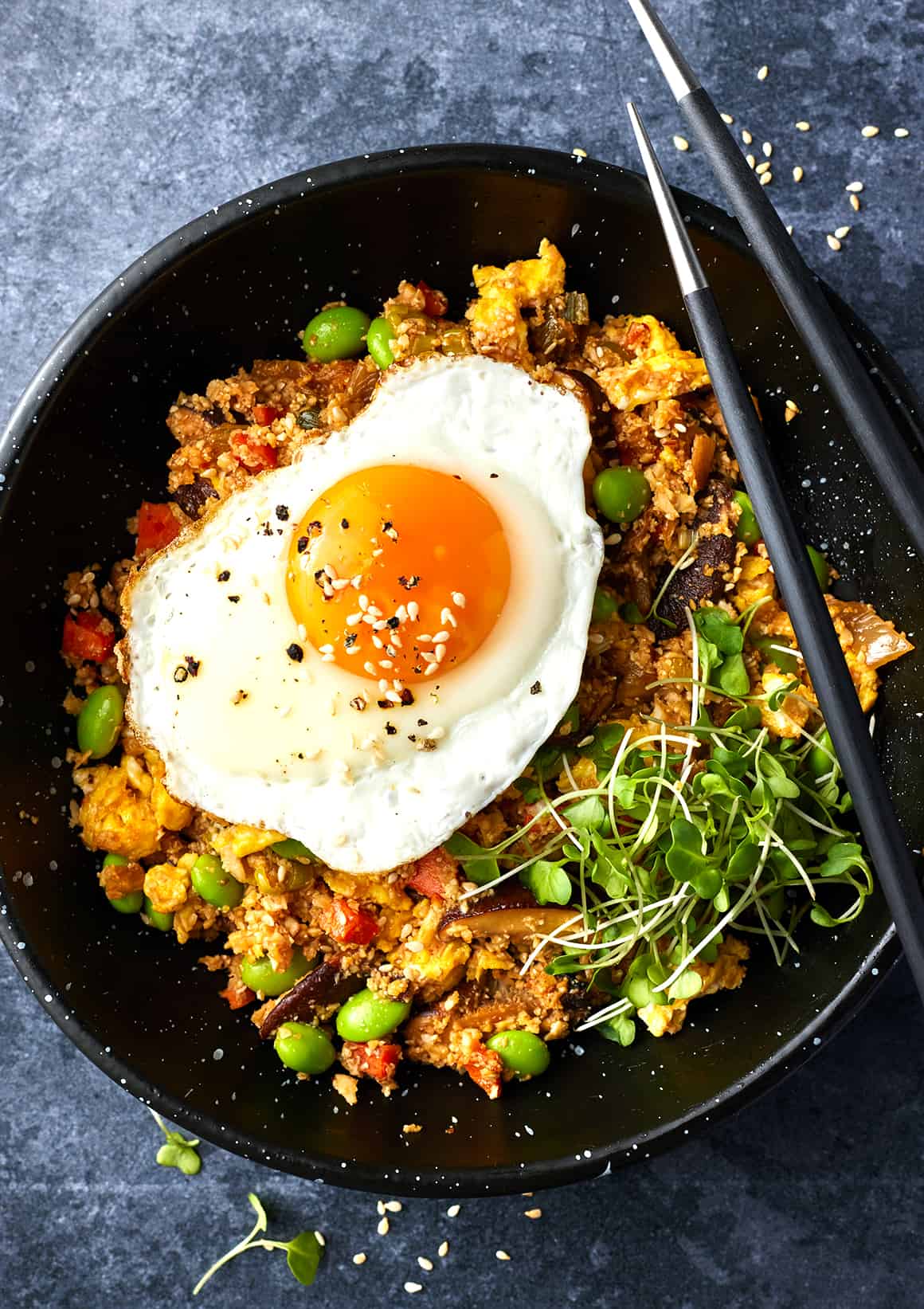 Cauliflower fried rice