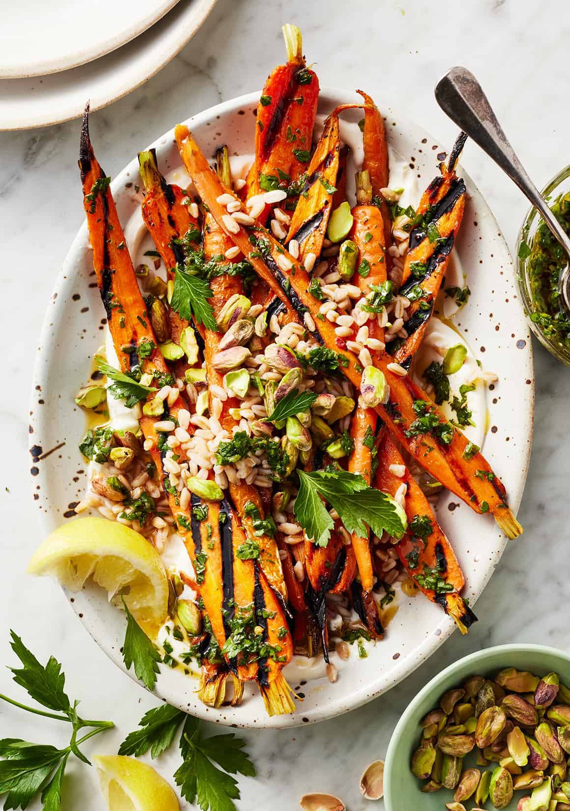 Grilled carrots