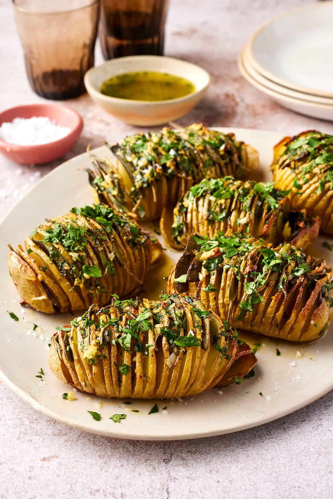 Hasselback potatoes