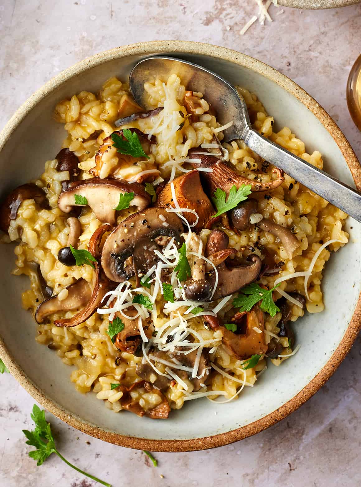 Mushroom risotto