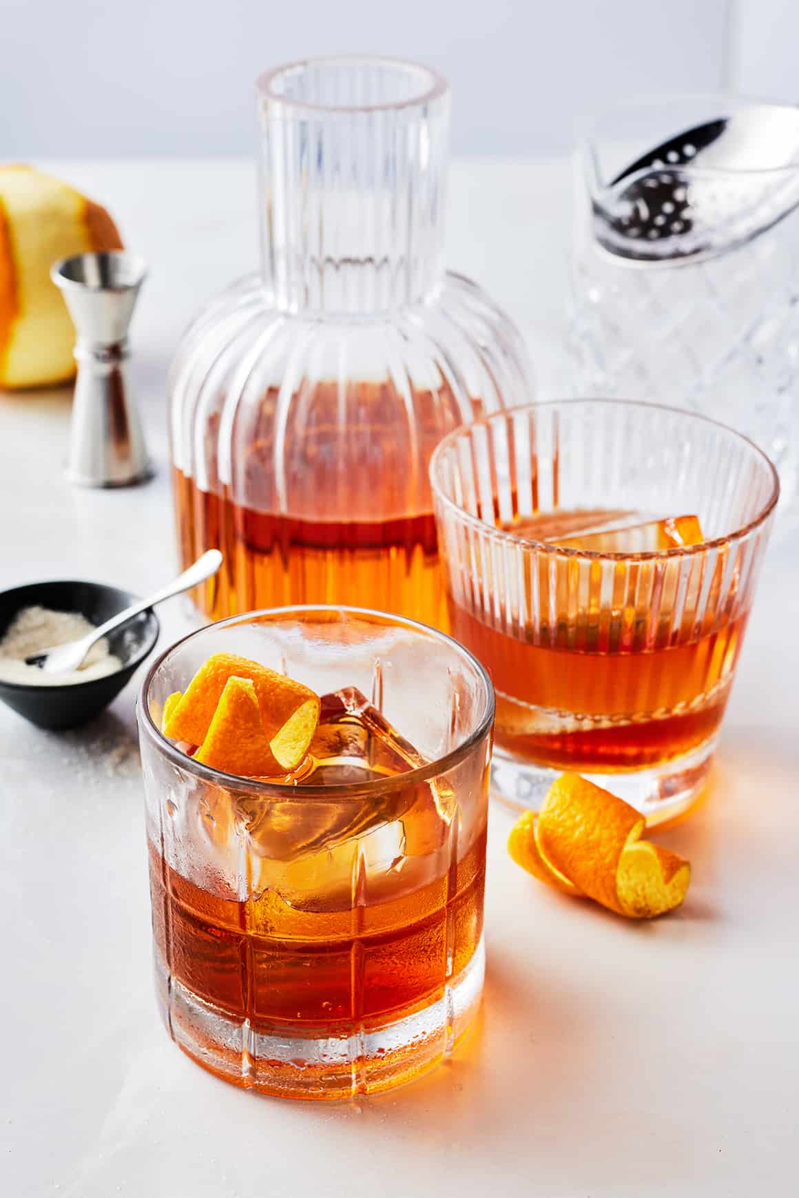 Old fashioned cocktail