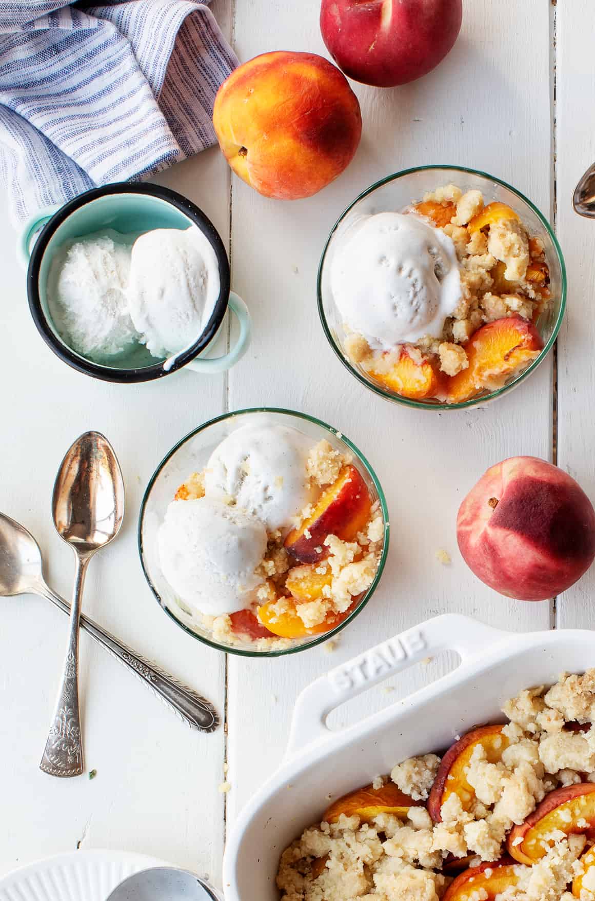 Peach cobbler