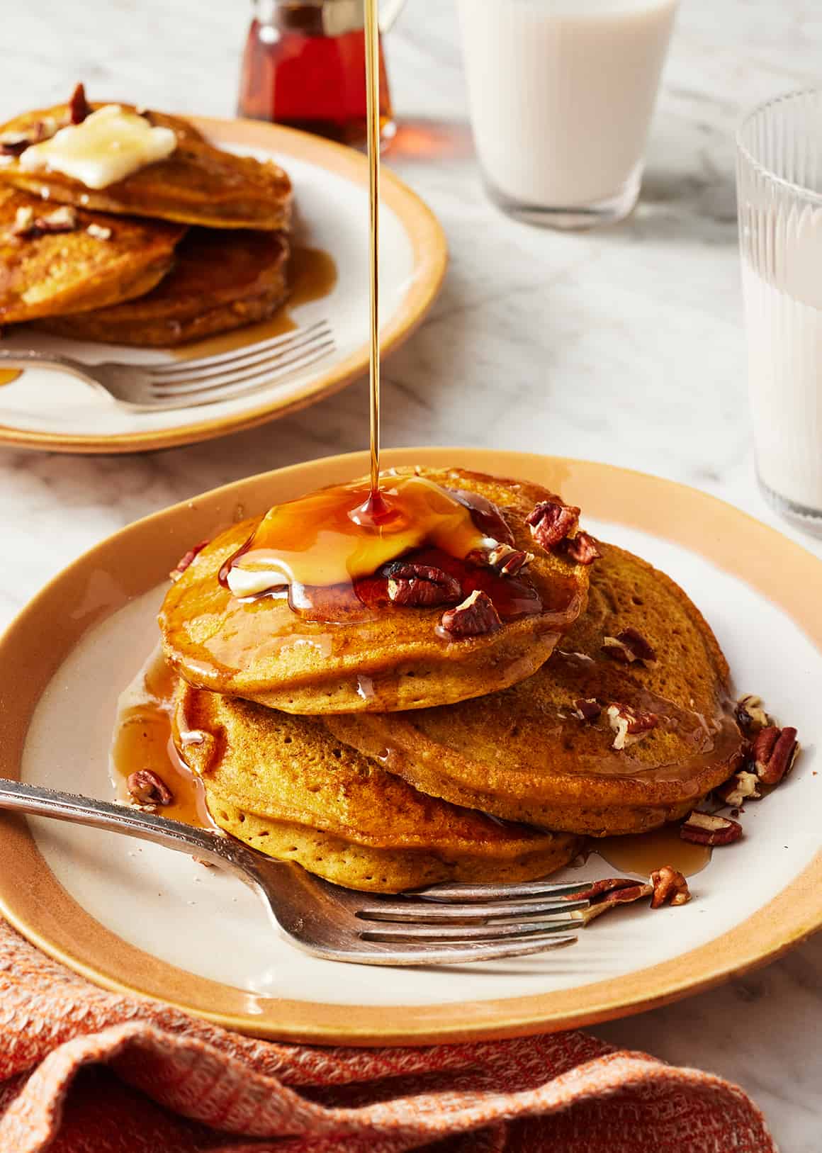 Pumpkin pancakes