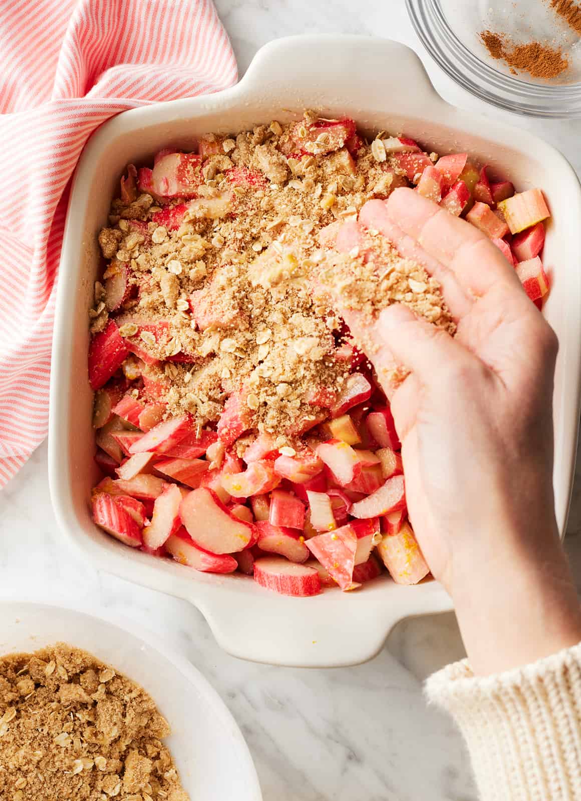 Rhubarb crisp