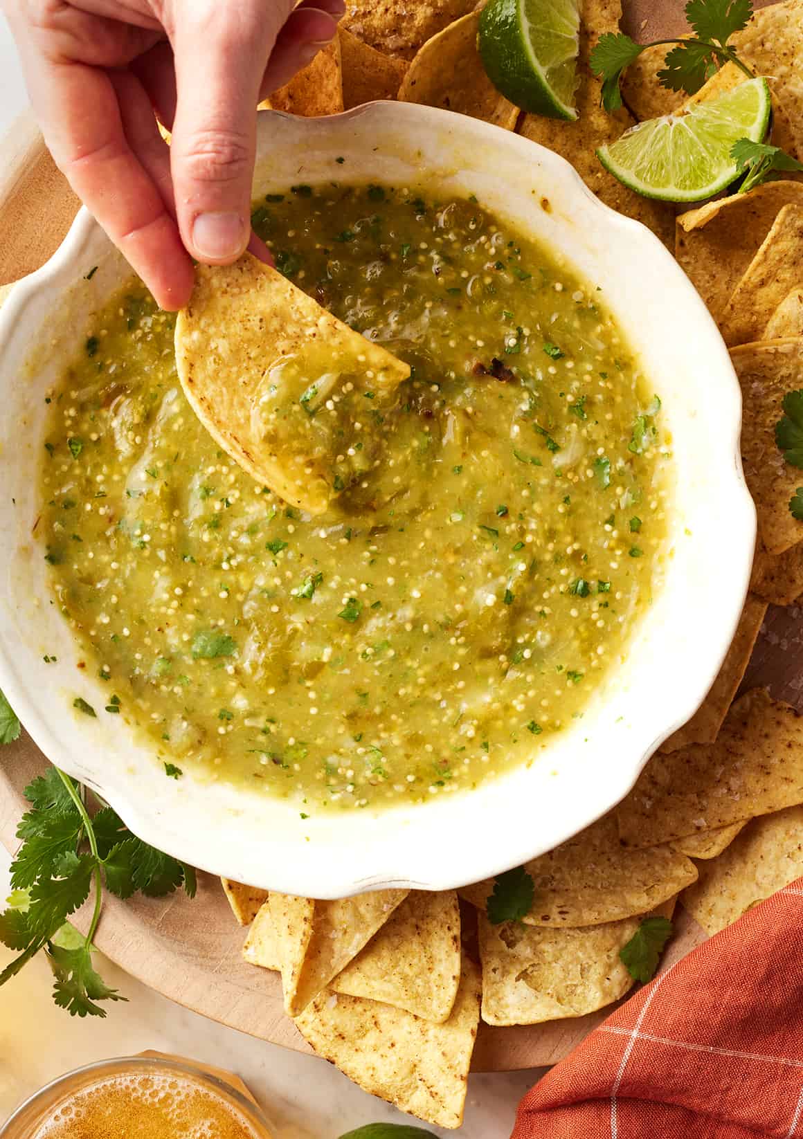 Tomatillo salsa verde