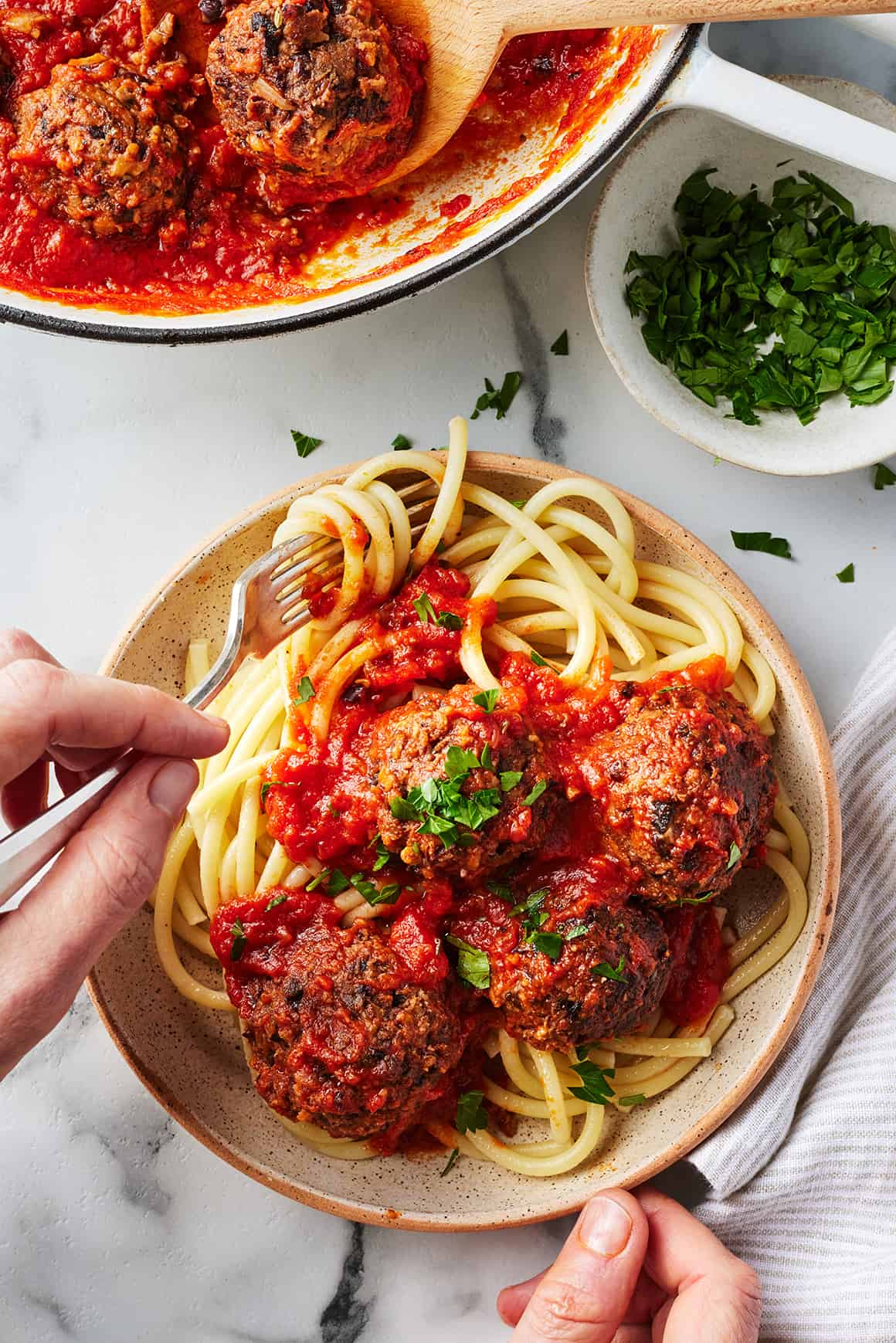 Vegan meatballs